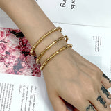 Water-Drop Stainless Steel Bracelet For Women Love Bangle