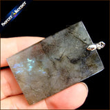 Labradorite Stone Pendant Necklace for Men