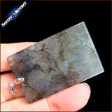 Labradorite Stone Pendant Necklace for Men