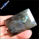 Labradorite Stone Pendant Necklace for Men