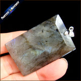 Labradorite Stone Pendant Necklace for Men