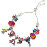 Panda Beads Chain Bracelet With Bamboo Pendant DIY Adjustable Charm Bracelet