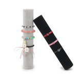 Gray Velvet Bracelet Display Holder Jewelry Organizer Shelf Rack Stand