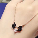 Mysterious Bat Necklace Clavicle Chain Jewelry Pendant Gift