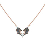 Mysterious Bat Necklace Clavicle Chain Jewelry Pendant Gift