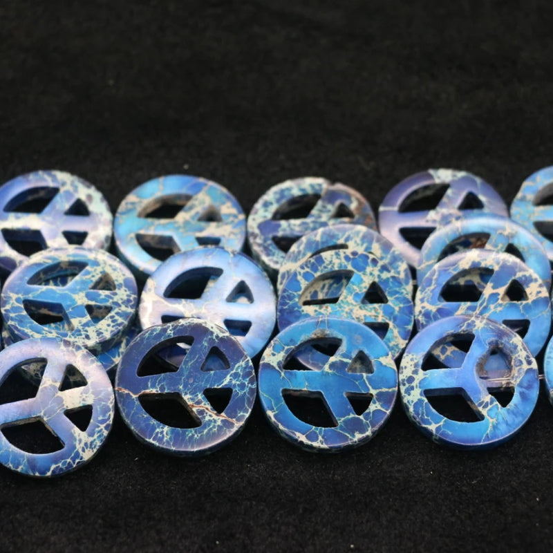 High Gems Stone Necklace Point Pendant Beads Top Drilled Women Jewelry