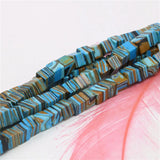 High Turquois 6mm 8mm Square Loose Beads Semi Finished DIY Necklace Bracelet