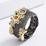 Bohemian Multicolored Zircon Ring for Women