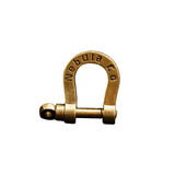 High Brass Horseshoe Key Chain Retro Durable Brass Car Key Ring