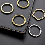 High Brass Key Ring Men Car Key Chain Stainless Steel Small Accessories