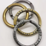 High Brass Key Ring Men Car Key Chain Stainless Steel Small Accessories