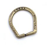 High Brass Key Ring Men Car Key Chain Stainless Steel Small Accessories