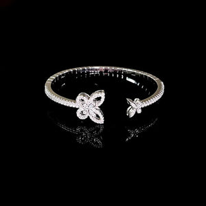 Butterfly Zircon Bridal Earrings Zirconia Wedding Earring