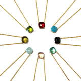 Candy Style Pendants Crystal Chain Necklaces DN005