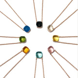 Candy Style Pendants Crystal Chain Necklaces DN005