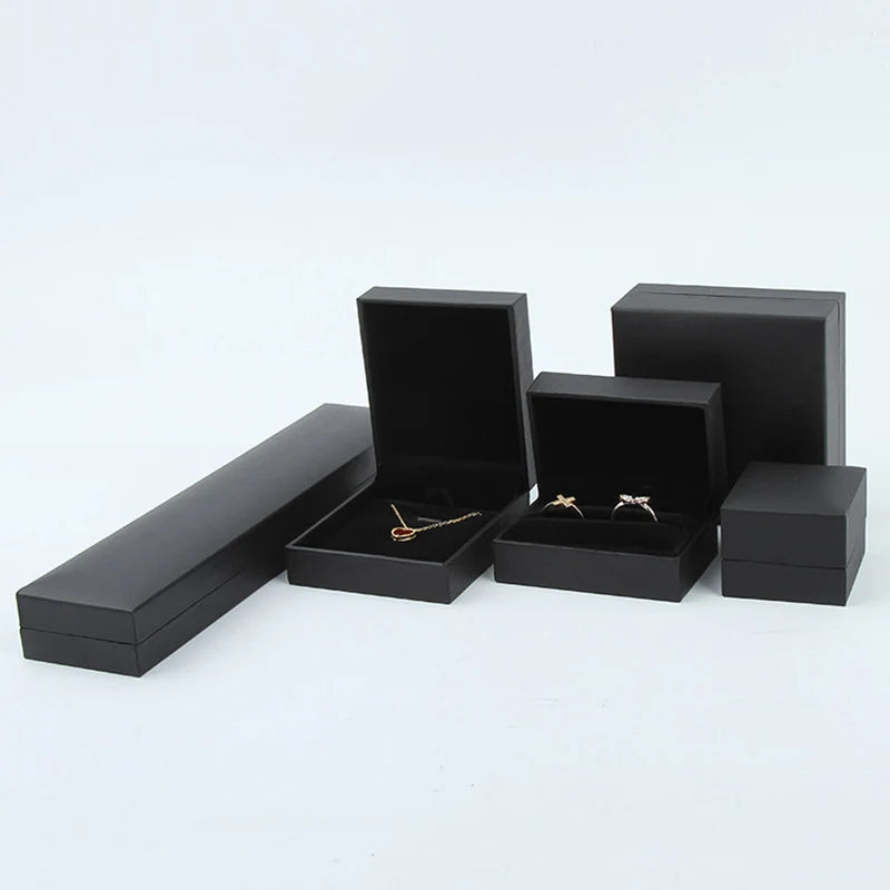 Cardboard Jewelry Storage Box Ring Pendant Necklace Organizer