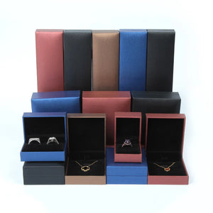 Cardboard Jewelry Storage Box Ring Pendant Necklace Organizer