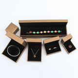 Cardboard Jewelry Storage Box Ring Pendant Necklace Organizer