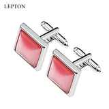 Cat Eye Stone Cufflinks for Mens Shirt Cuffs
