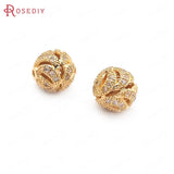 Champagne Brass Cylinder Spacer Beads for Bracelets DIY Jewelry Making