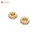 Champagne Brass Cylinder Spacer Beads for Bracelets DIY Jewelry Making