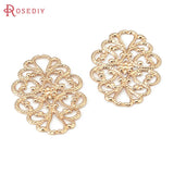 Champagne Brass Rhombus Spacer Disk Jewelry Making Supplies