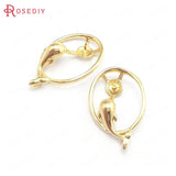 Champagne Brass Pearl Bead Charms Pendants Jewelry Making