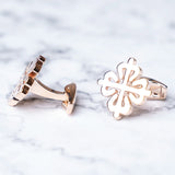 Chinese Knot Cufflinks Men's Wedding French Cuff Button Metal