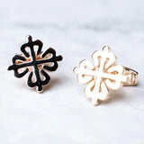 Chinese Knot Cufflinks Men's Wedding French Cuff Button Metal