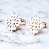 Chinese Knot Cufflinks Men's Wedding French Cuff Button Metal