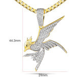 Classic Animal Eagle Pendant Punk Necklace Couple Pendant Jewelry