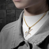 Classic Animal Eagle Pendant Punk Necklace Couple Pendant Jewelry