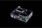 Couple Rings Stand Holder Jewelry Display Case