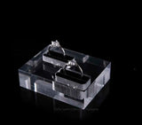 Couple Rings Stand Holder Jewelry Display Case
