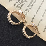 Clip on Earrings Without Piercing Textured Earrings for Women