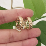 Clip on Earrings Without Piercing Textured Earrings for Women