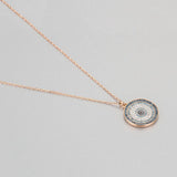 High Collarbone Chain Pendant Devil's Necklace Female Jewelry Round Eye
