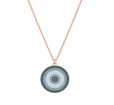 High Collarbone Chain Pendant Devil's Necklace Female Jewelry Round Eye