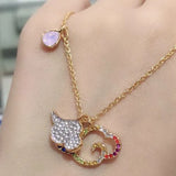 Cloud Necklace Women Travel Colorful Chain Pendant For Clavicle