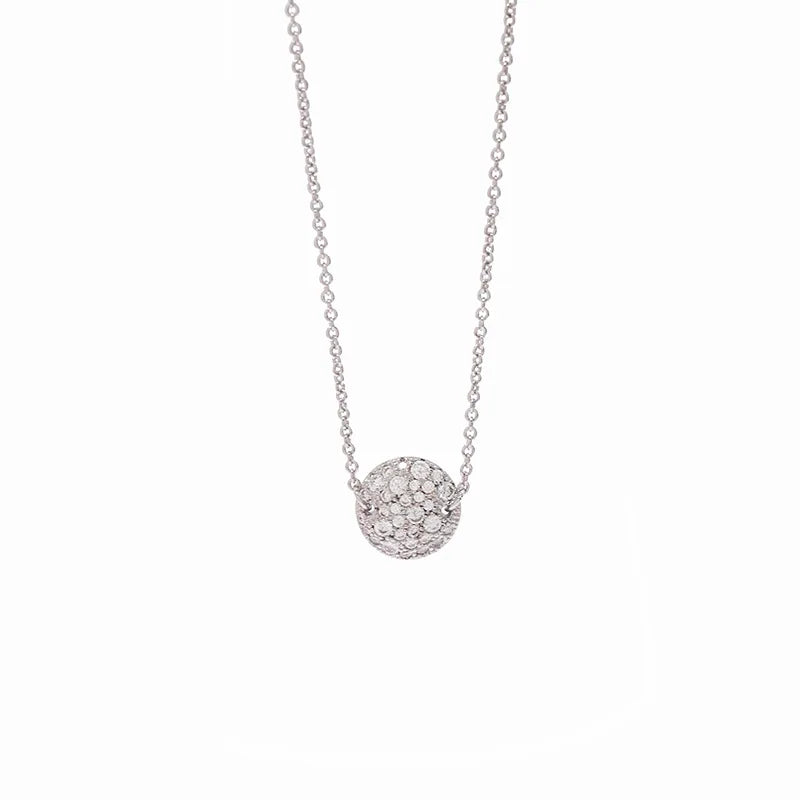 Colorful Mushroom Pendant Crystal Necklace for Women