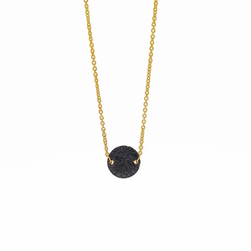Colorful Mushroom Pendant Crystal Necklace for Women