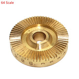 High Copper 32/64/72/80/96 Index Gear Wheel Jewelry Gem Faceting Machine