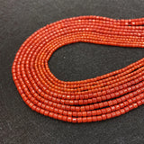 Coral Bead 3x4mm Loose Beads DIY Jewelry Making Bracelet Necklace Earrings
