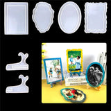 Epoxy Square Round Resin Pendant Mould Frame Stand Mould
