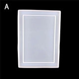 Epoxy Square Round Resin Pendant Mould Frame Stand Mould