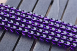 Cultured Amethyst Beads 6mm-12mm Smooth Round 15 Inch Strand