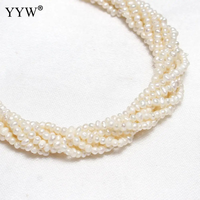 Cultured Potato Freshwater Pearl Beads 2mm Strand