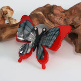 High Brooch Acrylic Butterfly Insect Safety Pins Jewelry