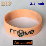Silicone Bracelet Wristband for Kids Adults - Sport Band Engraved