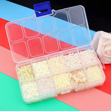 DIY Rice Beads Sequins Pearl 10 Set Box Hand-sewn Clothes Bracelet
